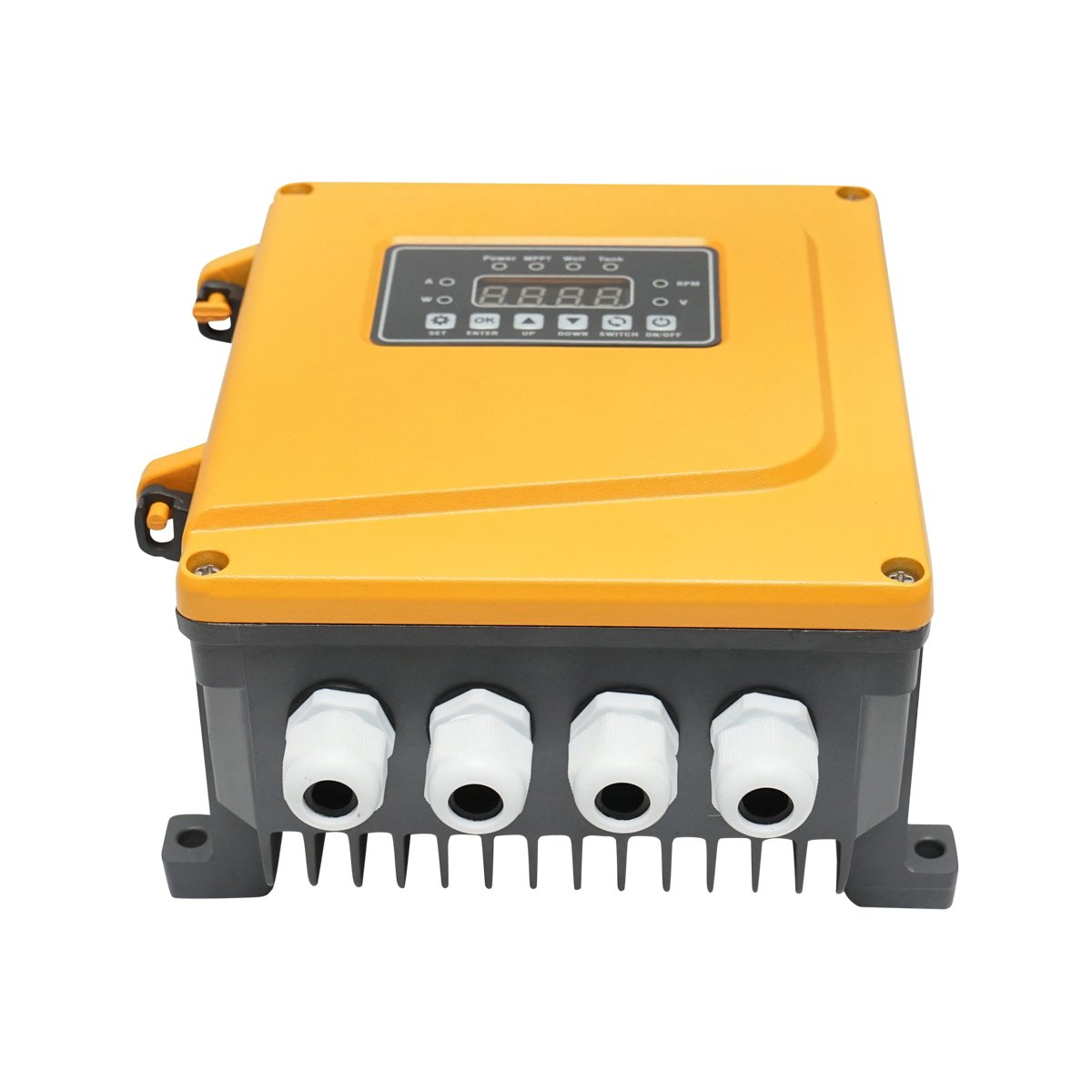 Pompa apa submersibila 1200W, 180V debit 4.44m3/h, D75mm cu controller pentru panou solar fotovoltaic Breckner Germany Pompa apa submersibila 1200W, 180V debit 4.44m3/h, D75mm cu controller pentru panou solar fotovoltaic Breckner Germany